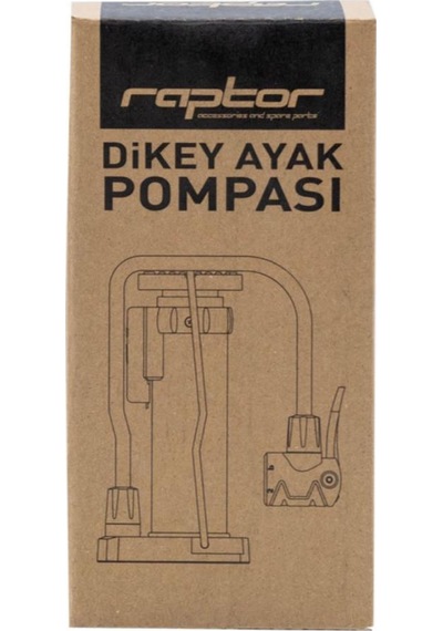 Kron Raptor M43-02a Ayaklı Basmalı Pompa 120 Psi Siyah Gri-siyah