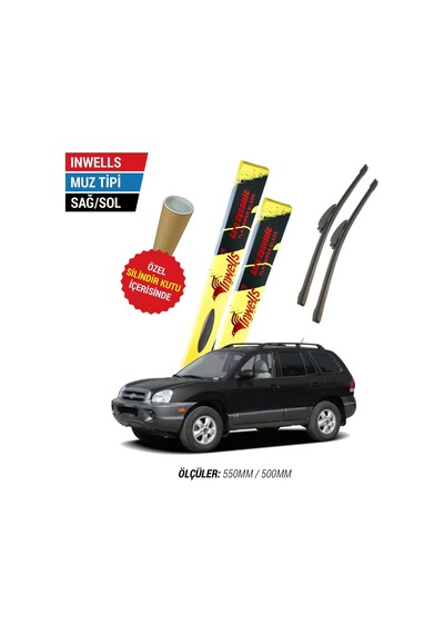 Hyundai Santa Fe İnwells Muz Silecek (2000-2005)
