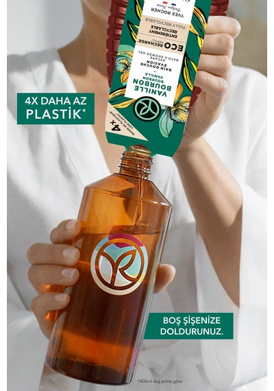 Yves Rocher Eko Refill Yedek Duş Jeli-nemlendirici Egzotik Vanilya- Sls,sles İçermez,vegan- 600ml Diğer