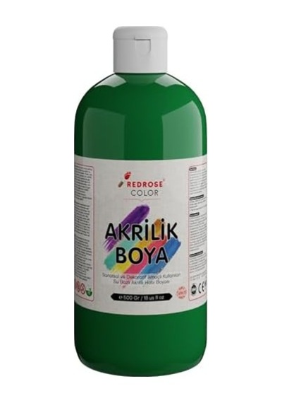 Yeşil Akrilik Boya 500gr Diğer