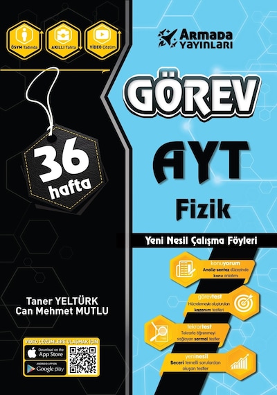 Armada Yayınları Görev Ayt Fizik Yeni Nesil Çalışma Föyleri