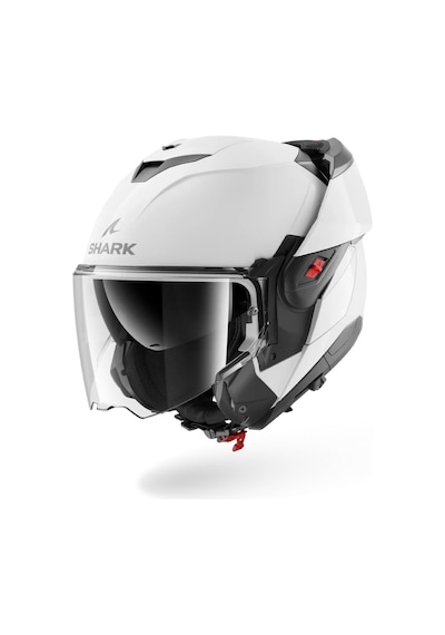 Shark Oxo Blank Çene Açılır Kask Beyaz