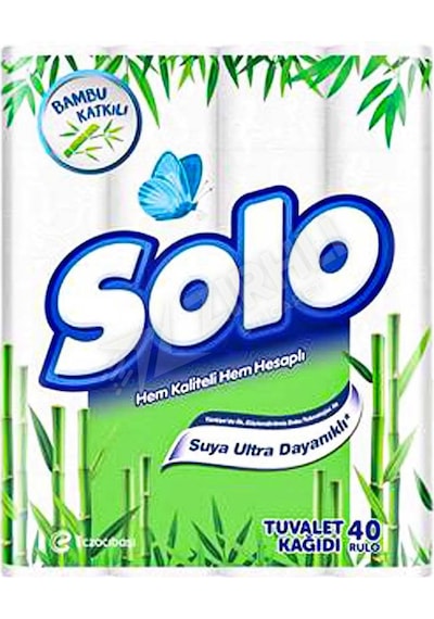 2 Adet Solo Tuvalet Kağıdı Bambu 40 Lı