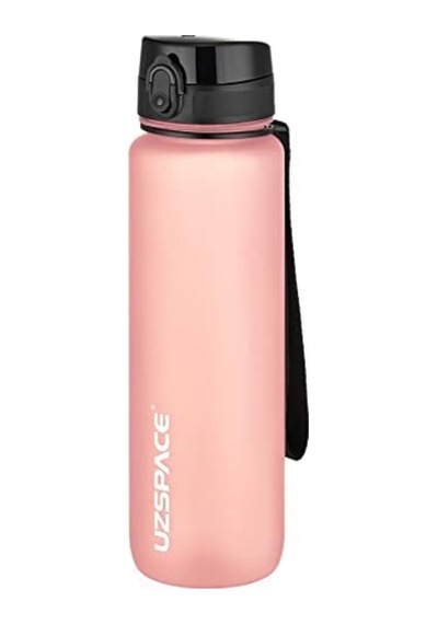 Büyük Boy 28 Cm 1000 Ml 1 Litre Tritan Su Matarası 14 Renk Fiftyfifty Softtouch Pudra Çok Renkli