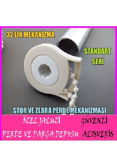 Stor Zebra Perde Mekanizması-Perde Zincirli Mekanizma-Stor Perde-
