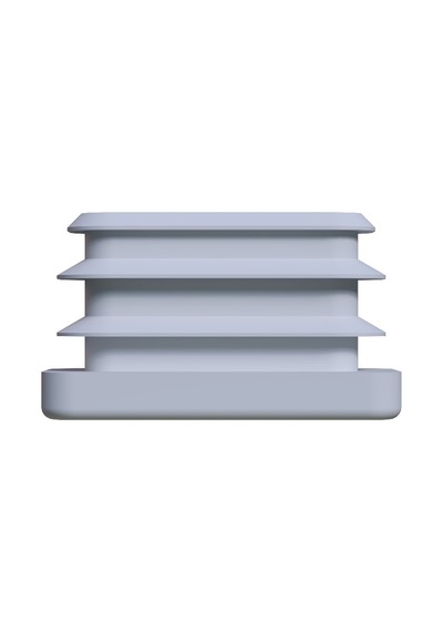 Cateksss 15x30 Mm Profil İçin Kademeli İçe Geçme Profil Tapası, Profil Kapak, Profil Tapa Beyaz - 42 Li Paket