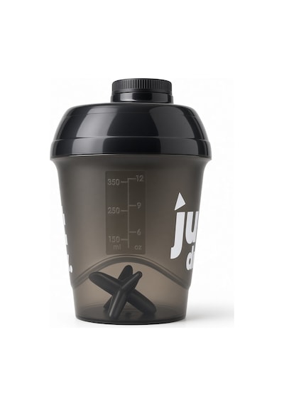 Just Shaker 400 Ml Ölçekli Sızdırmaz Kapaklı Protein Shaker Siyah