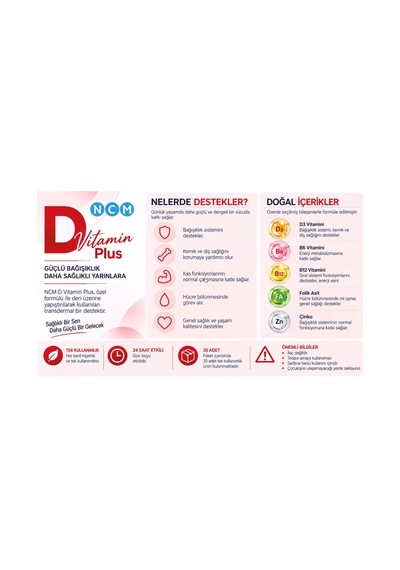 D Vitamin Plush Vitamin D3 5000 Iu, Vitamin K2 Magnesium Magnezyum 30 Günlük