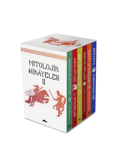 Maya Mitolojik Hikayeler Seti 2 Özel Kutulu - 6 Kitap Takım- Maya Kitap