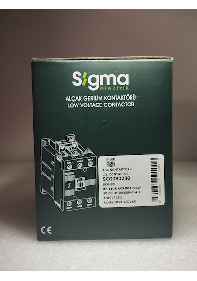 Scg080230 Scg-80 37kw 80a 230v A.g.kontaktör