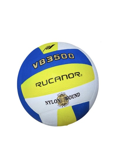 Delux Serisi Spor Malzemesi Sarı Model Beden Eğitimi Rucanor Vb3500 Celluler Rubber Voleybol Vb3500 Beyaz - Sarı