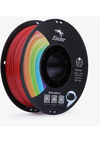 Creality Ender Pla+ Filament Kırmızı 1.75mm 1kg