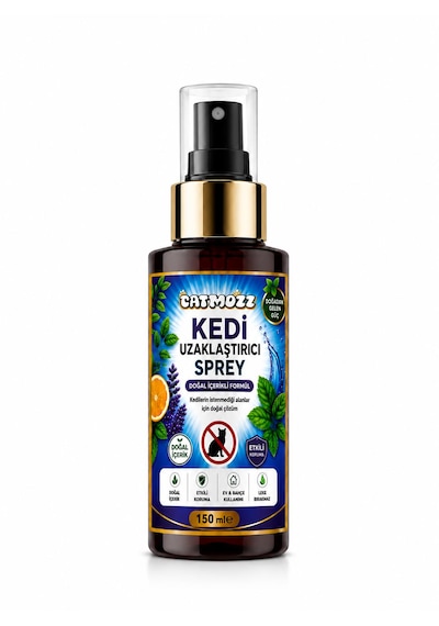 Catmozz Bitkisel İçerikli Kedi Uzaklaştırma &tırmalama Önleyici Sprey 150 Ml