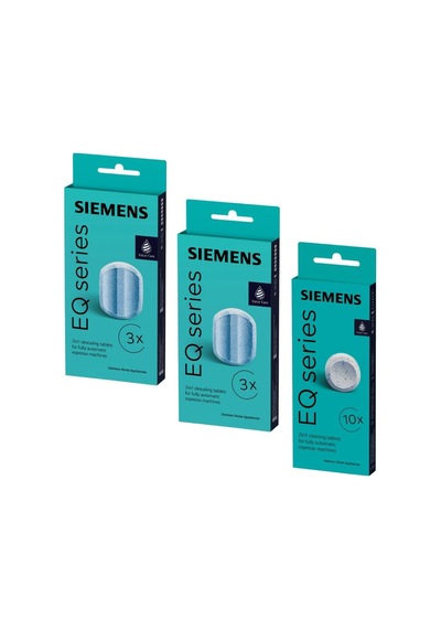 Siemens Tz80001 10 Reinigungstabletten + 6 Entkalkungstabletten T