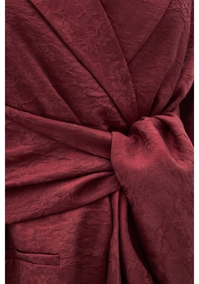 Sateen Freya Ceket - Bordo-137137 Bordo