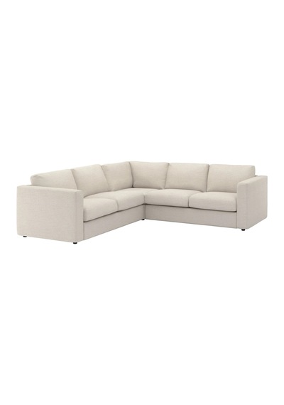 Ikea Bej Modern Kanepe - 4'lü Köşe Kanepe