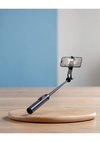 Bluetooth Selfie Çubuğu, Uzaktan Kumandalı, 130 Cm Ayarlanabilir