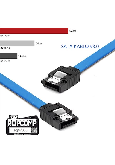 Harddisk Hdd Ssd Dvd Rom Sata3.0 Veri Kablosu 6.0 Gbps