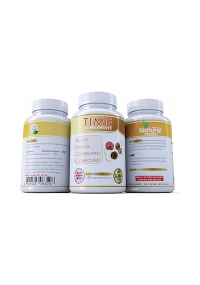 Time Supplements 500 MG Active Hexose Correlated Compound 120 Kapsül