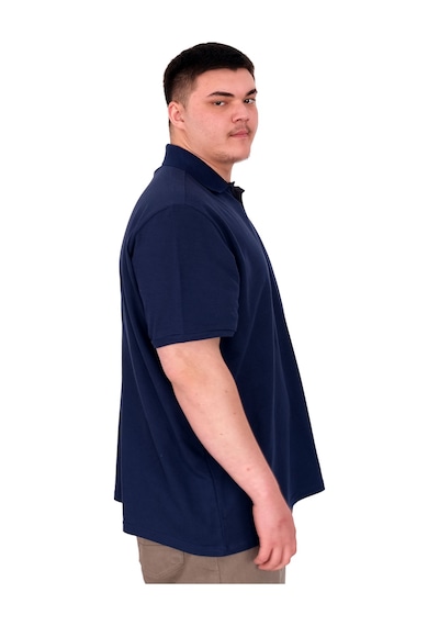 Mode Xl Büyük Beden Erkek T-shirt Polo Yaka Yourself U25310 İndigo İndigo