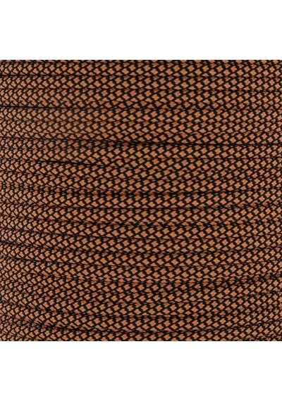 Mg Ropes Paracord İp 4 Mm Turuncu Siyah Desenli Renk No:57 10 Metre Çok Renkli