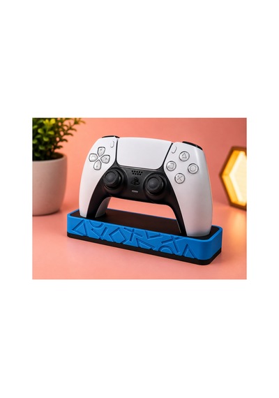 Ps5 Uyumlu Dualsense Oyun Kolu Standı Masaüstü Controller Tutucu Dekoratif Gamepad Standı Mavi