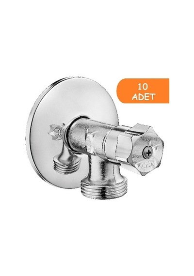 Eca Çamaşır Musluğu Poşet Ambalajlı 10 Adet - 102109450 E.c.a. Krom