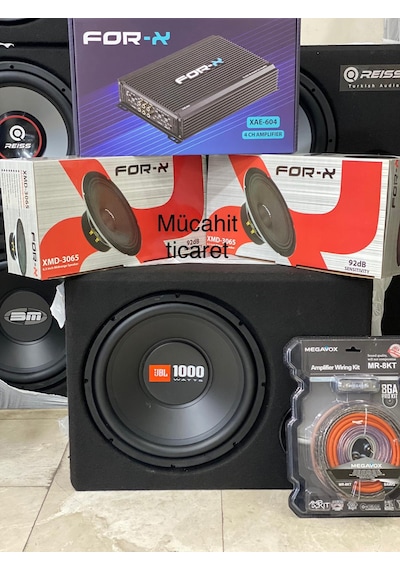 Jbl Paket 30cm Bass Forx 16cm Midrange İki Takım4 Kanallı Anfi