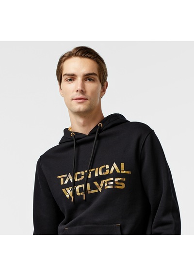 Tactıcalwolves Tactical Wolves Classic Erkek Siyah Hoodie