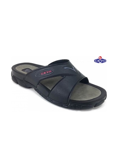 3200-1 Ceyo Erkek Terlik-siyah Siyah