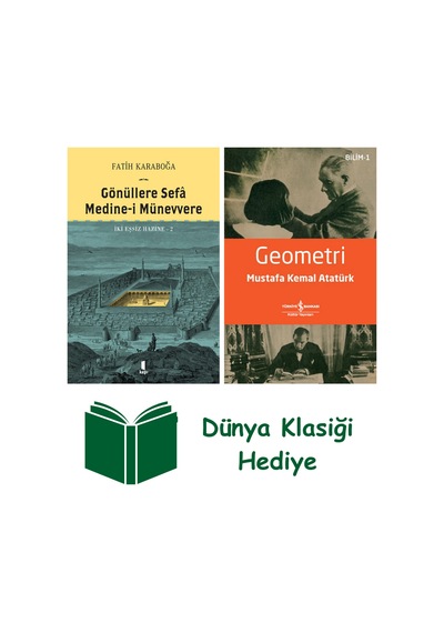 Gönüllere Sefâ - Medine-i Münevvere Ciltli + Geometri + Dünya Klasiği Hediye