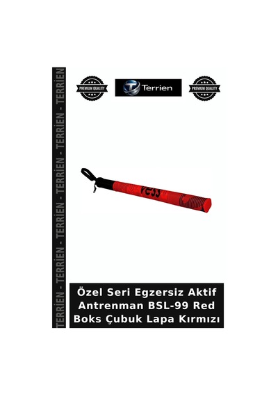 Özel Seri Egzersiz Aktif Antrenman Bsl-99 Red Boks Çubuk Lapa Kırmızı