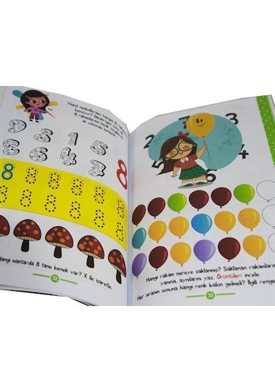 Limon Kids ZBG - Zihinsel Becerilerimi Geliştiriyorum Seti 5 - 6 Yaş - 4 Kitap Takım - Soner Öztürk - Coral Dağıtım