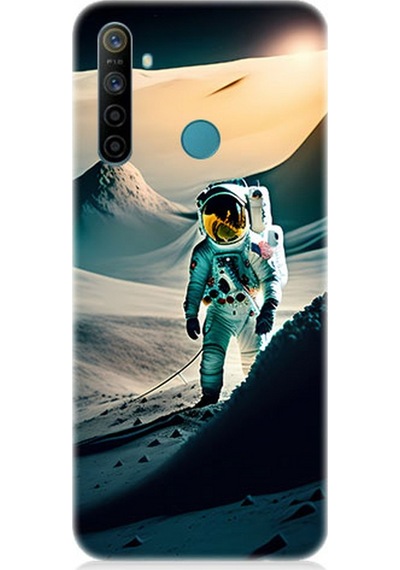 Realme 6i Uyumlu Silikon Kılıf Astronot Ve Araştırma