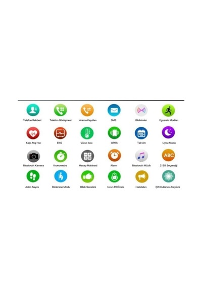 Watch6 Akıllı Saat Nabız Ölçer Çok Fonksiyonlu Ios Ve Android Uyumlu