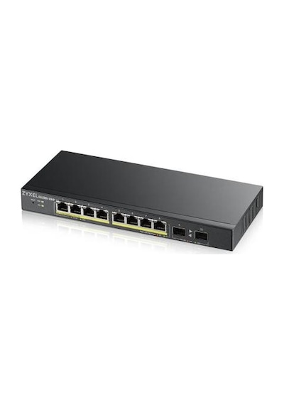 ZYXEL GS1900-10HP-EU0102F 8 PORT 8x100/100/1000 + 2xSFP WEB YONET ZYXEL GS1900-10HP-EU0102F 8 PORT 8x100/100/1000 + 2xSFP WEB YONET