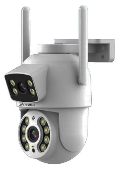 Expotech Ex-pt8010w 2 Megapiksel Çift Kameralı Wifi Akıllı Kamera