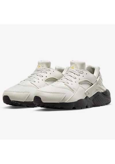 Nike Huarache Run Unisex Sneaker Dar Kalıp Günlük Spor Ayakkabı Krem Krem