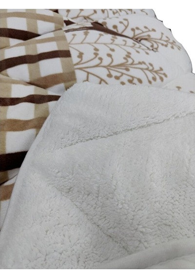 Merinos Comforter Tek Kişilik Yorgan Seti - Deer Bej Bej