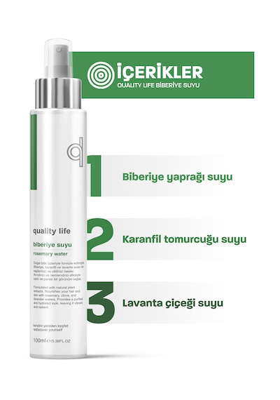 Quality Life Saf Biberiye Suyu 100 ML