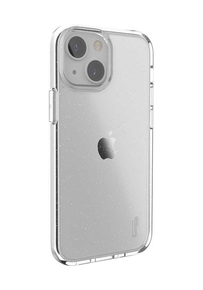 Ugly Rubber Apple Uyumlu iPhone 13 Mini Simli Şeffaf UR Vogue Kapak ZORE-219662