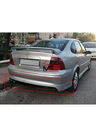 Opel Vectra B Makyajsız Kasa Arka Tampon Eki Fiberglass Boyasız