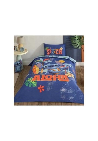 Lilo&stitch Nevresim Takımı Lacivert