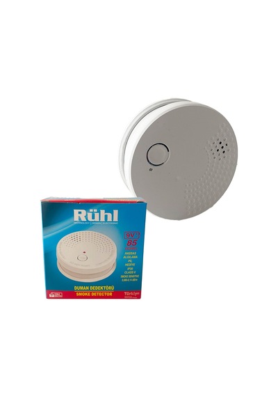 Pilli Duman Dedektörü-9v Pil Dahildir-smoke Detector