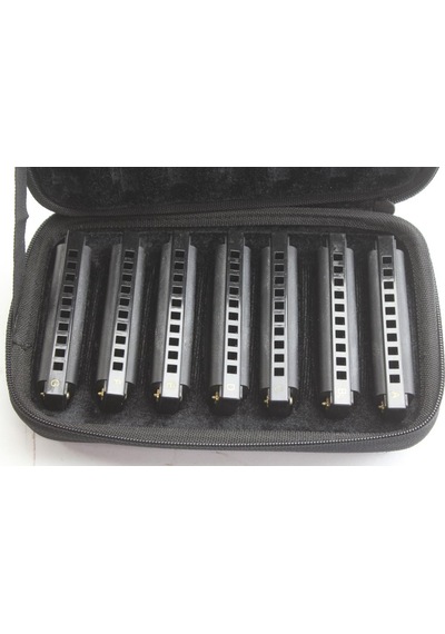 Hohner Pbh7 Piedmont Blues Armonika Seti - 7'li Paket