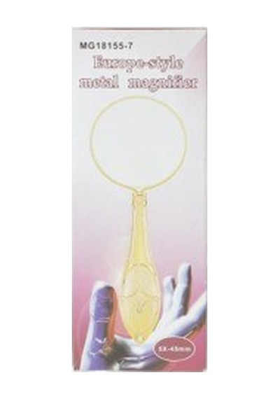 Özel Üretim Nostaljik Obje Sevgiliye Koleksiyonerlere -altın Renkli 5x-45mm Büyüteç-mg18155-7