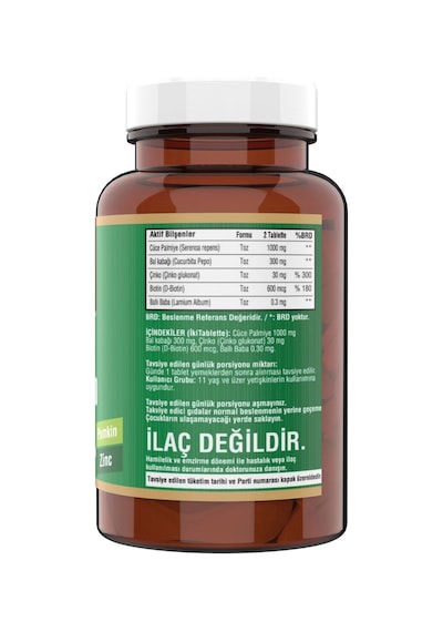 Ncs Saw Palmetto Complex 2 Kutu 240 Tablet Biotin Zinc Kabak Çeki