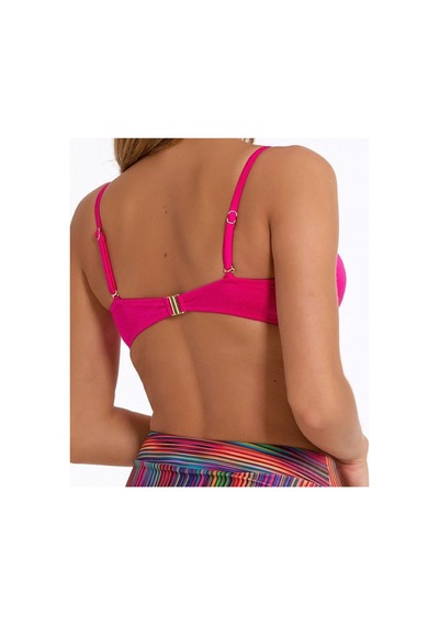 Argento Kadın Fuşya Sabit Push Up Dolgulu Balenli Çıkarılabilir Askılı Yüksek Bel Bikini Takımı Fuşya Argento Kadın Fuşya Sabit Push Up Dolgulu Balenli Çıkarılabilir Askılı Yüksek Bel Bikini Takımı Fuşya