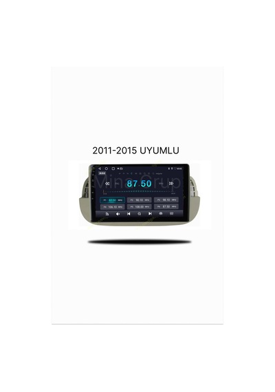 Snp Serisi Fiat 500c 2011-2015 Uyumlu 9 İnç Android Multimedya 6-128 Gb Hafıza + Kablosuz Carplay & Android Auto + Kamera  9"