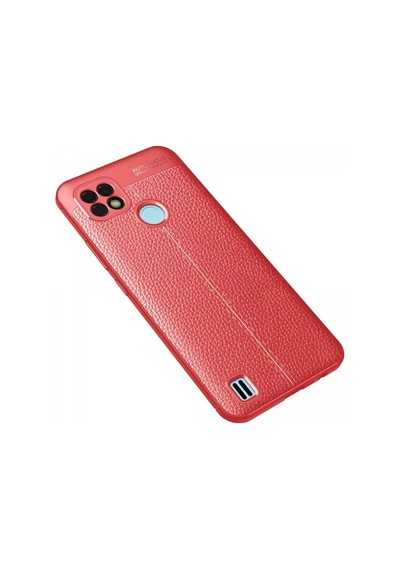 Newface Realme C21 Kılıf Auto Focus Kapak - Kırmızı